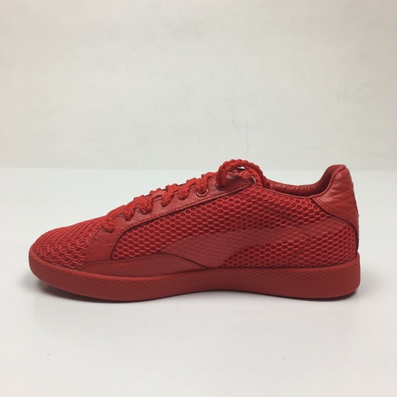 Solange x Puma Suede Classic Woven Red Women's US6 - Picture 3 of 4